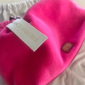 New with tags Frances Valentine pink velvet Bici